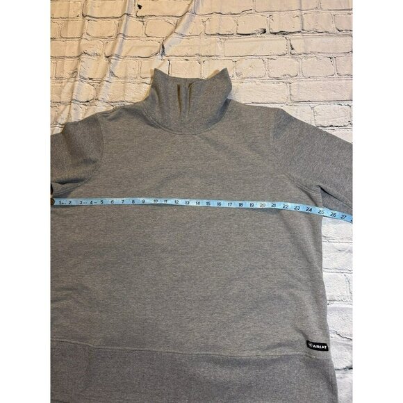 Ariat® Ladies R.E.A.L.™ Funnel Heather Grey Sweater 10037340 Size XXL - Picture 11 of 12